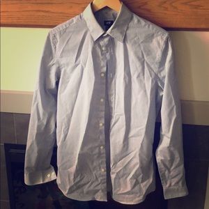 H&M striped easy iron slim dress shirt